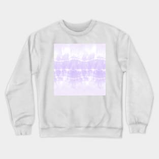 Tie-Dye Purple Stripes Crewneck Sweatshirt